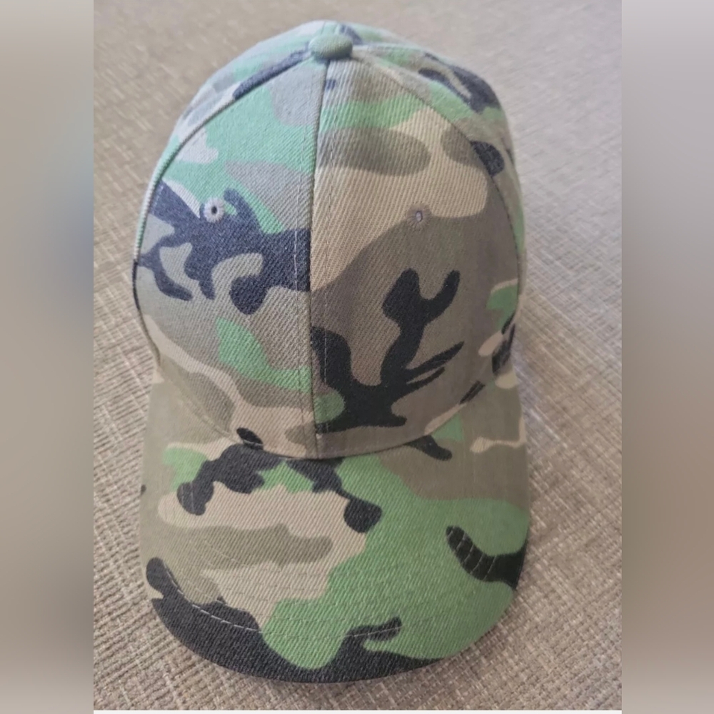 Camo baseball Hat Camouflage Cap One size fits all hunting military army marine